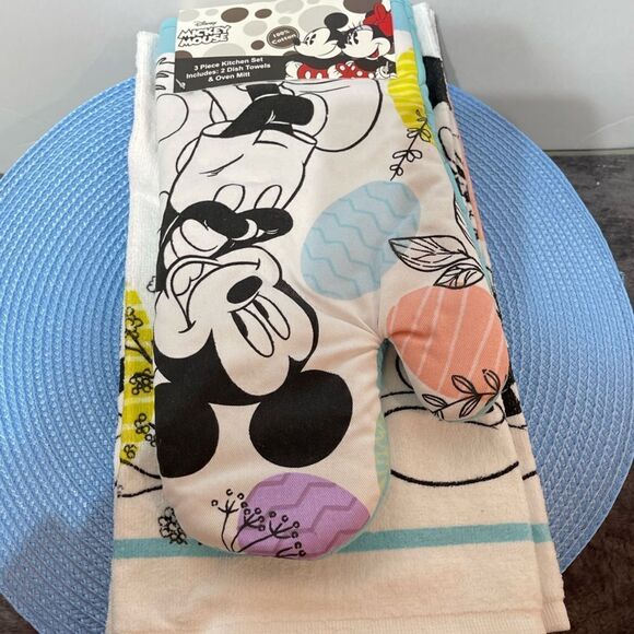 Disney Mickey Mouse Easter Kitchen Set of 3 NWT - Picture 6 of 8